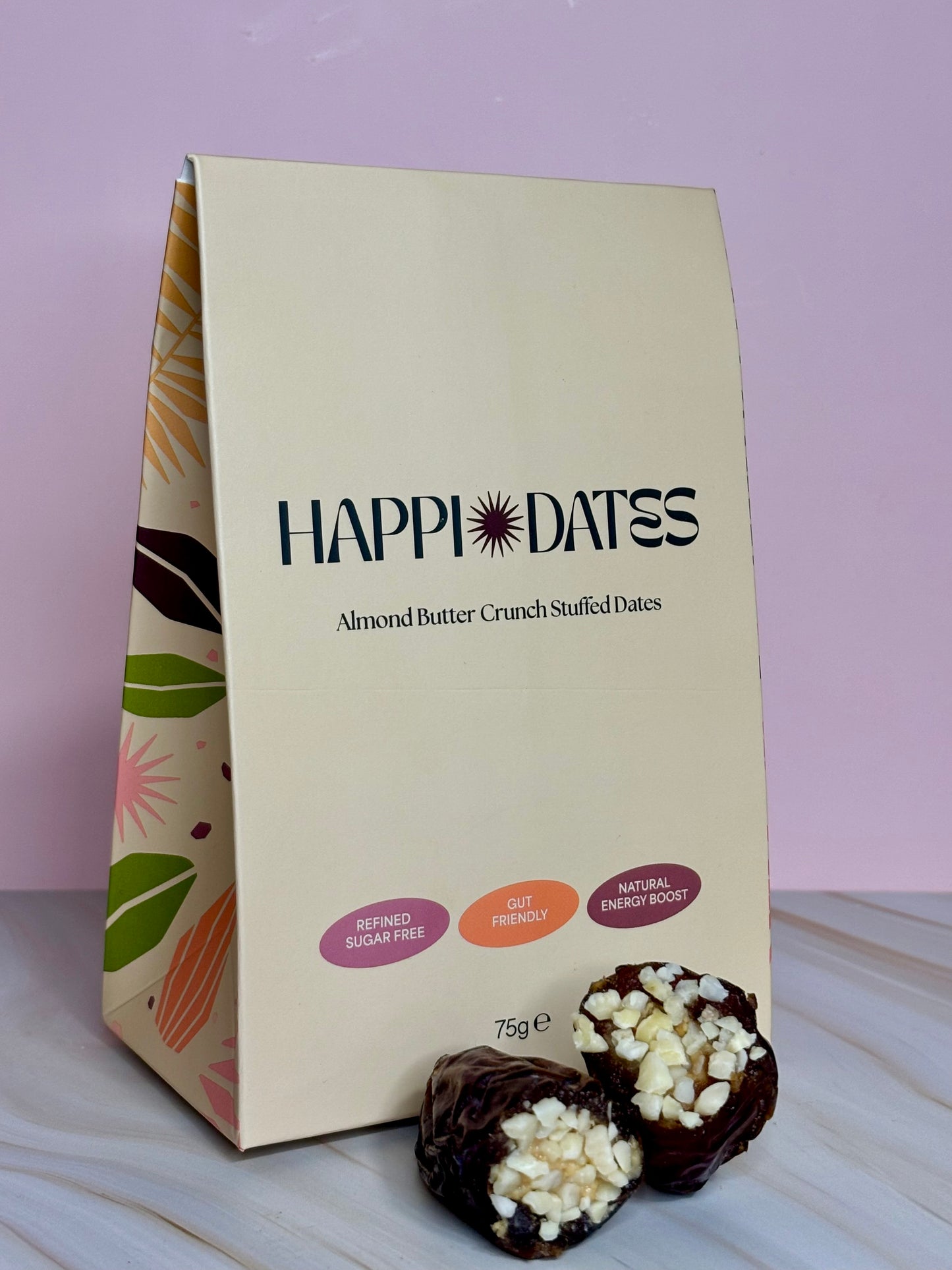 2 x 3 Pack of Almond Butter Crunch Stuffed Dates