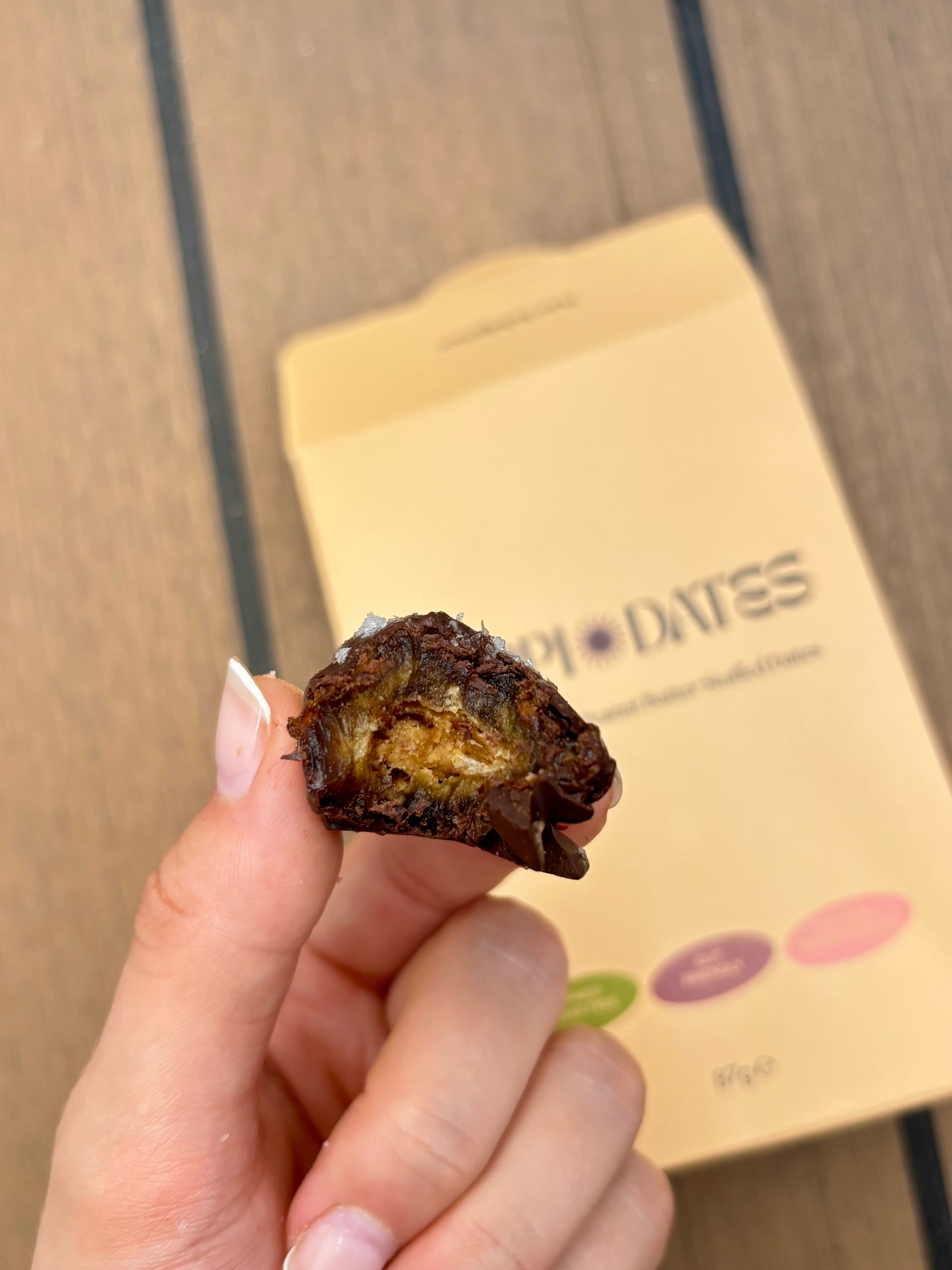 2 x 3 pack of Peanut Butter & Dark Chocolate Stuffed Dates