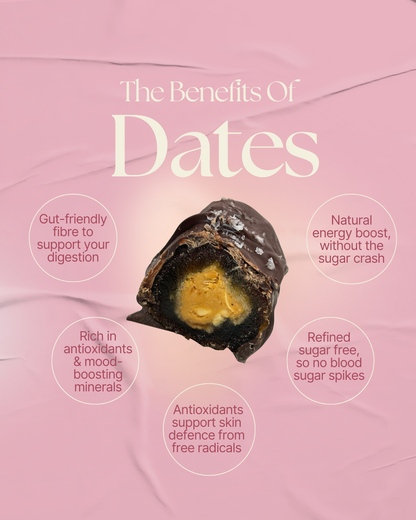 2 x 3 pack of Peanut Butter & Dark Chocolate Stuffed Dates
